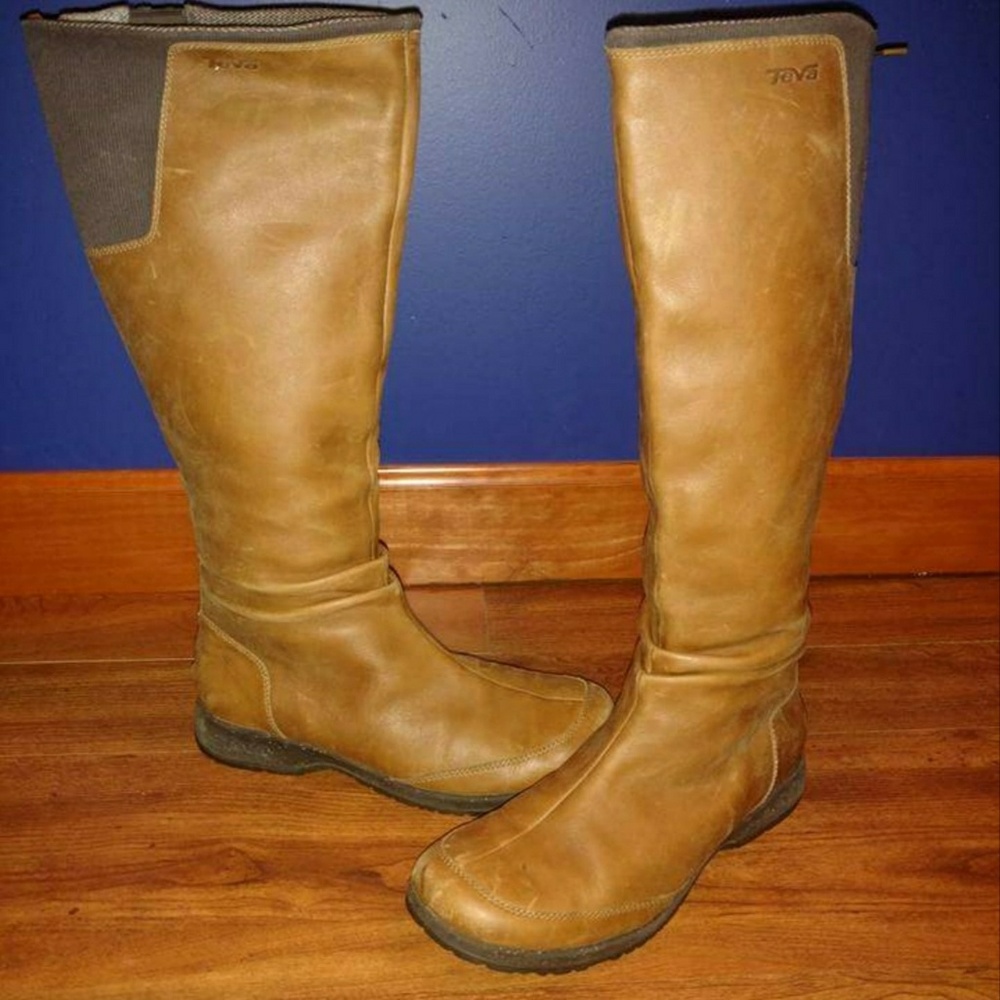 Teva Leather Tall Boots